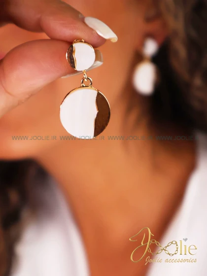 گوشواره زنانه مینایی کد E1116