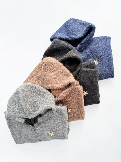 سویشرت پشمی کلاهدار