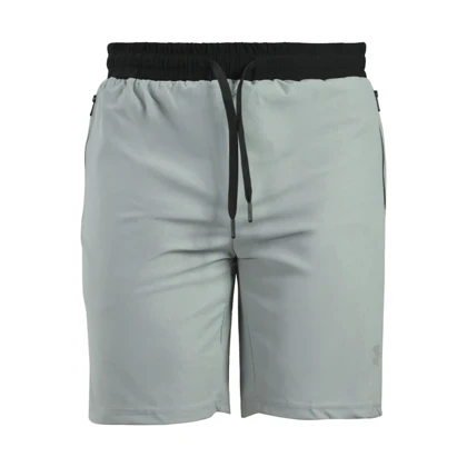 شلوارک ورزشی مردانه آندر آرمور مدل Heat Gear-D8068 طوسی روشن