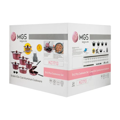 سرویس قابلمه 15 2 پارچه گرانیت طرح کره ای C