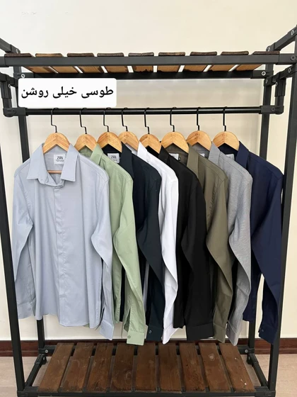 پیراهن استین بلند قابپک مخفی 2512