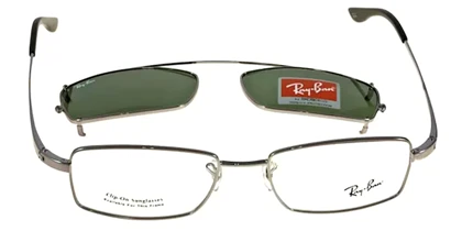 کلیپس آفتابی عینک طبی ریبن RayBan RX6177C 2502 54