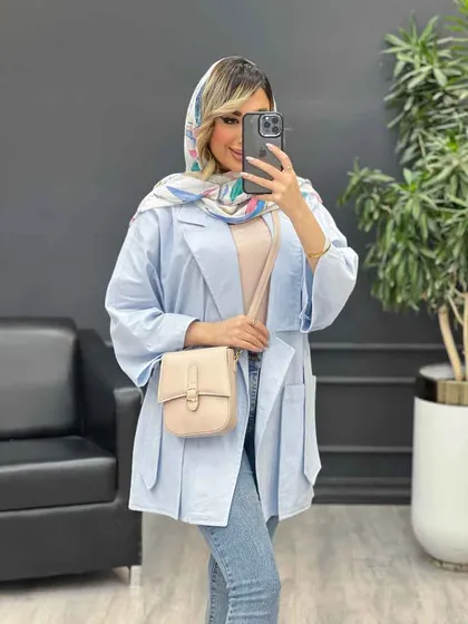 مانتو لینن جیب پاگن