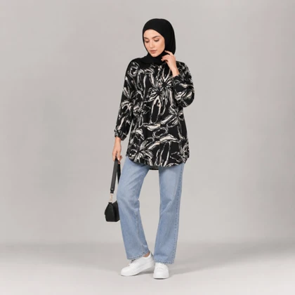 مانتو زنانه کراش کاملس نیلوفر