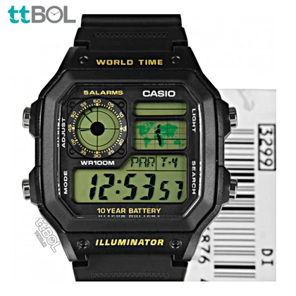ساعت مچی مردانه کاسیو CASIO AE-1200WH-1BVDF