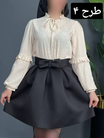 شومیز آستین چین کد 1509