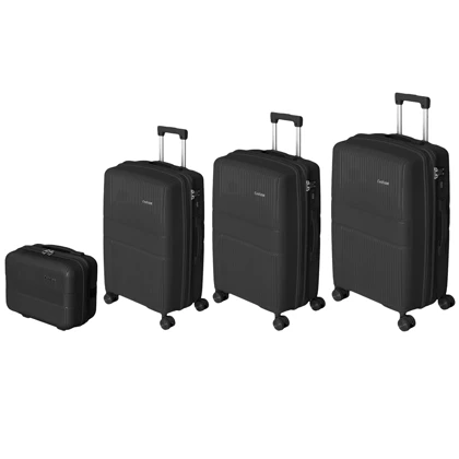 چمدان نشکن فشن مدل FASHION - FSN6868 سری 4 عددی (کیف آرایشی هدیه)