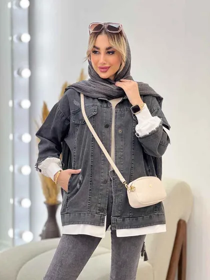جین ترکیبی دو جیب نما