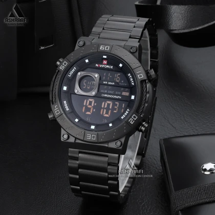 ساعت نیوی فورس مشکی Naviforce NF9241K