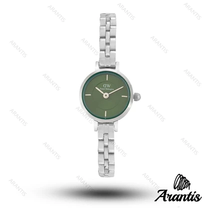 ساعت دنیل ولینگتون زنانه Petite Mini سیلور صفحه سبز w-10839
