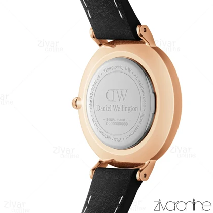 ساعت دنیل ولینگتون زنانه قاب رزگلد ایندکس یونانی 105507