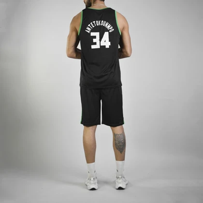 ست رکابی و شلوارک ورزشی مردانه میلواکی باکس مدل PY-Nike-3K1547 مشکی