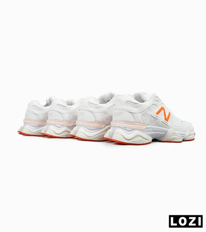 کفش کتانی زنانه سفید نارنجی NEW BALANCE 9060
