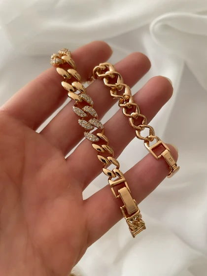 دستبند کارتیر نگین‌دار ژوپینگ