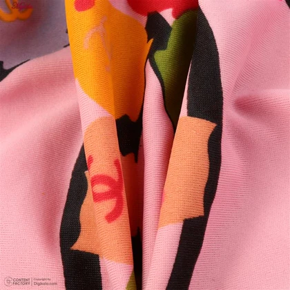 مایو 2 تکه دخترانه رنگ صورتی