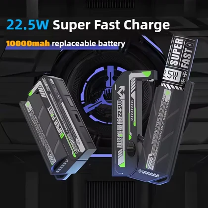 پاور بانک 5000 مدل WP126 با باتری قابل تعویض و توان 22.5 وات