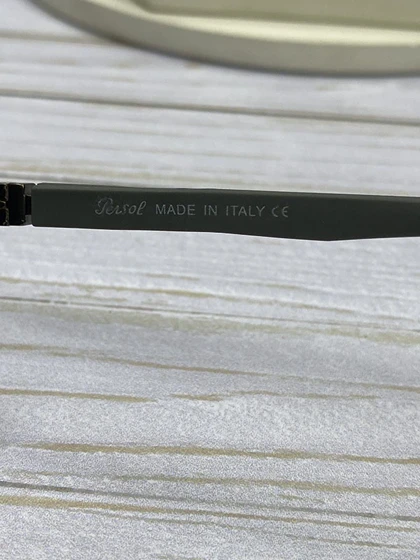 خرید عینک آفتابی پرسول مدل P6812 فریم گرد فریم کائوچو سبک عدسی پلی‌کربنات UV400 پلاریزه