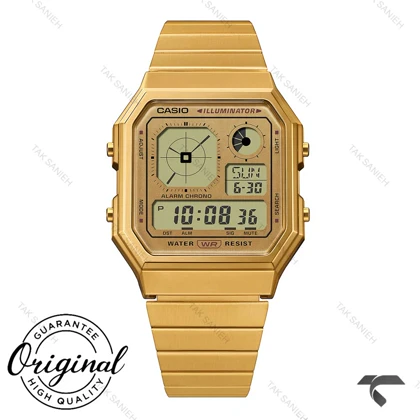 ساعت کاسیو A130WEG-9A اصل بند استیل Casio-11931-U
