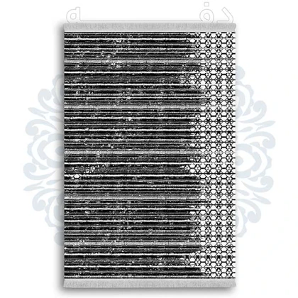فرشینه از جنس پارچه هازان مخمل ترک طرح گلیم برند دفه کد DDGG 53