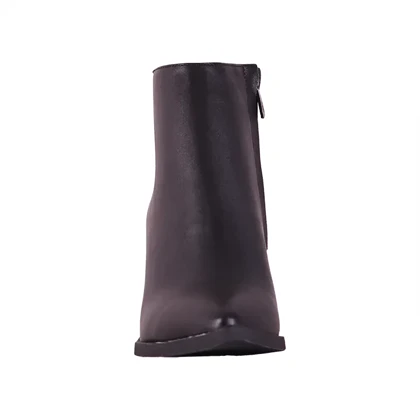 نیم بوت پاشنه‌دار نوک تیز مدل کابوی کد 2258