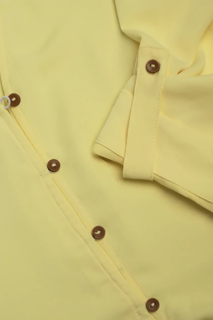 شومیز لینن جلو گره دار - 3174