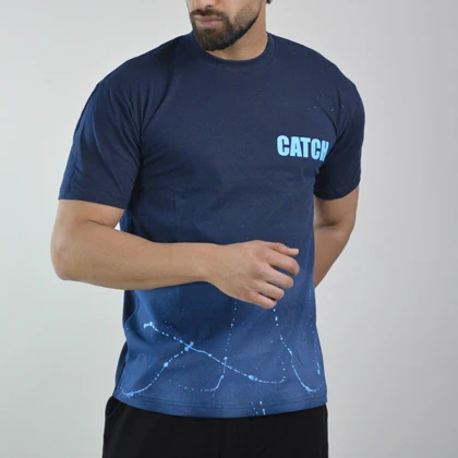 تیشرت اسپرت کچ مدل M3-4C0358 سرمه ای