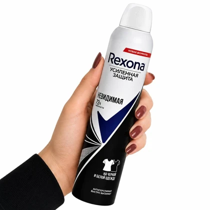 اسپری ضد تعریق زنانه رکسونا rexona مدل Invisible 72h حجم 200ml