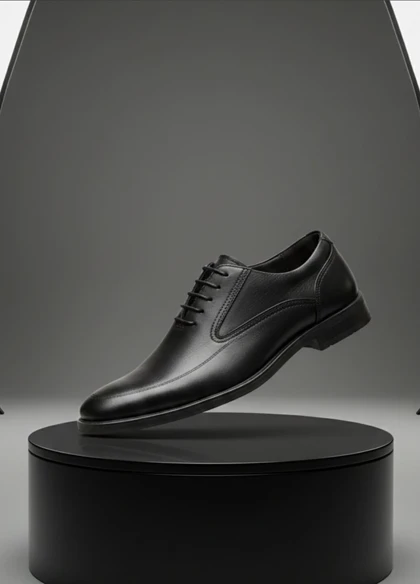 کفش رسمی بندی مردانه مدل Sabalan-مشکی