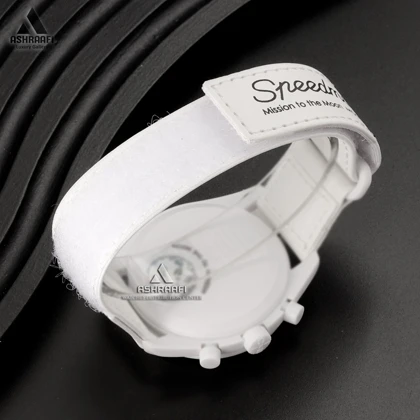 ساعت امگا سواچ سفید Omega x Swatch Speedmaster M00-M