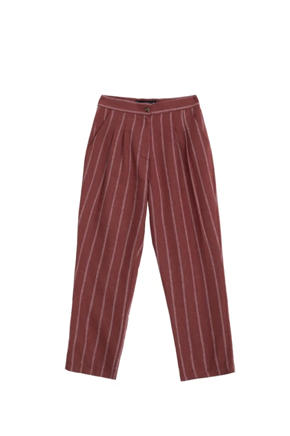 شلوار تویت راه راه - 9504