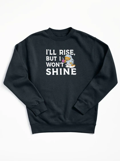 دورس garfield | دورس گارفیلد طرح Garfield I'll Rise, But I Won't Shine Coffee کد 247550