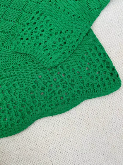 بلوز قلاب بافی کد 5273