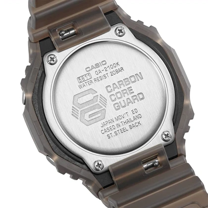 ساعت مچی مردانه کاسیو CASIO G-SHOCK مدل GA-2100K-5ADR شفاف و ضد ضربه