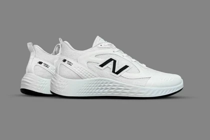 کتانی نیوبالانس فرش زنانه سفید مشکی