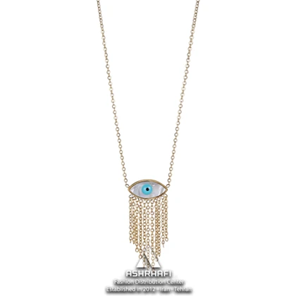 گردنبند چشم نظر Evil Eye Chain Fringe Necklace G