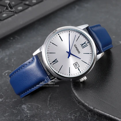 ساعت کاسیو بند چرمی Casio MTP-V002L-2B3UDF