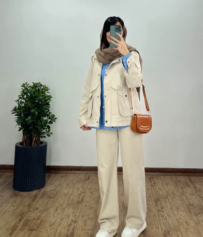 ترنچ کت آستردار آرمیلا