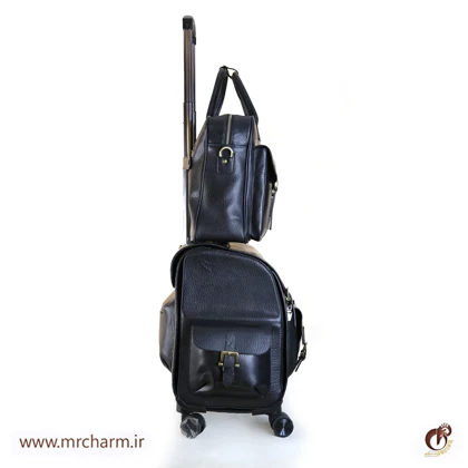 چمدان خلبانی و ست اداری تمام چرم mrc168-12