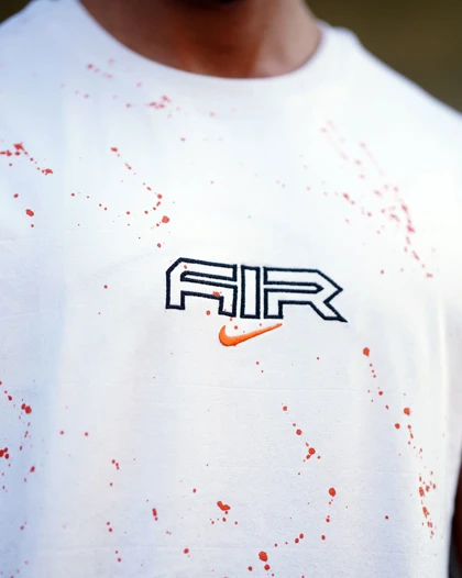 رکابی ورزشی وست NIKE AIR فری سایز نارنجی