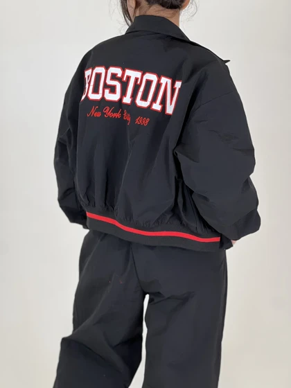 ست سویشرت شلوار پاییزه دخترانه بوستون Boston دومان گالری