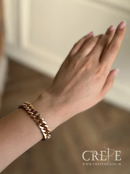 دستبند کارتیه پهن ژوپینگ