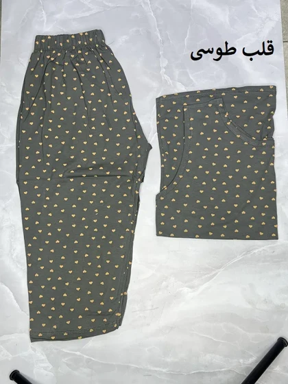 ست تاپ شلوارک پنبه 10 طرح