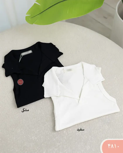تاپ کبریتی یقه دار 4810