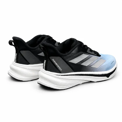 کفش کتانی مردانه مدل آدیداس ورزشی با زیره بست مشکی آبی Adidas New