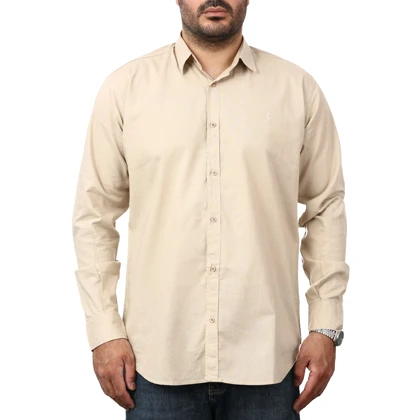 پیراهن آستین بلند ساده مردانه مدل 61029137