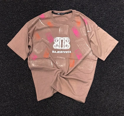 تیشرت Balenciaga پینت آرتیستیک