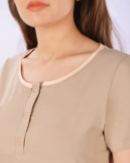 تیشرت و شلوار برمودا قلب دلکش زنانه