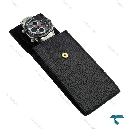 بگ مسافرتی ساعت مچی چرم مشکی TWB-Black-7355-U