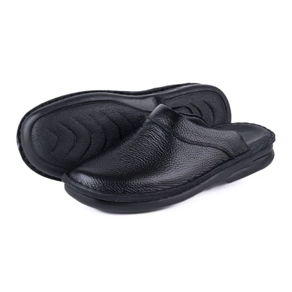 صندل چرم مردانه مدل کانچو