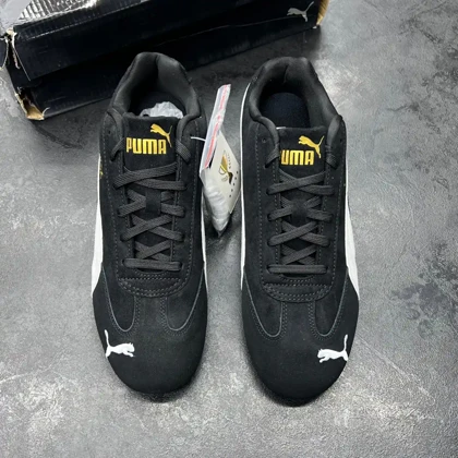 کفش پوما اسپید کت مشکی سفید Puma Speedcat Black White